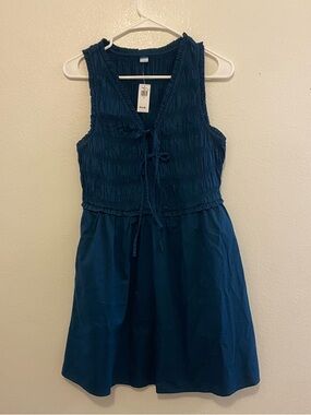 Old Navy Teal Blue Sleeveless Sundress